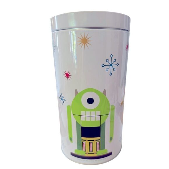 NWT Disney Pixar Monsters Inc Holiday Tin - Picture 2 of 3